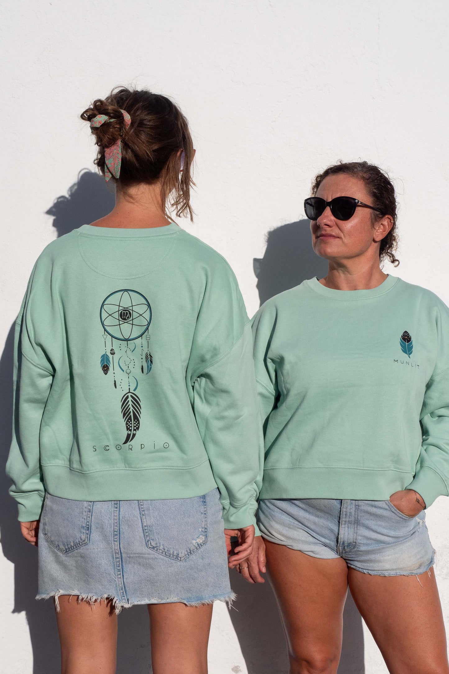 SUDADERA MAIA ESCORPIO – sin capucha oversize ecológica de mujer