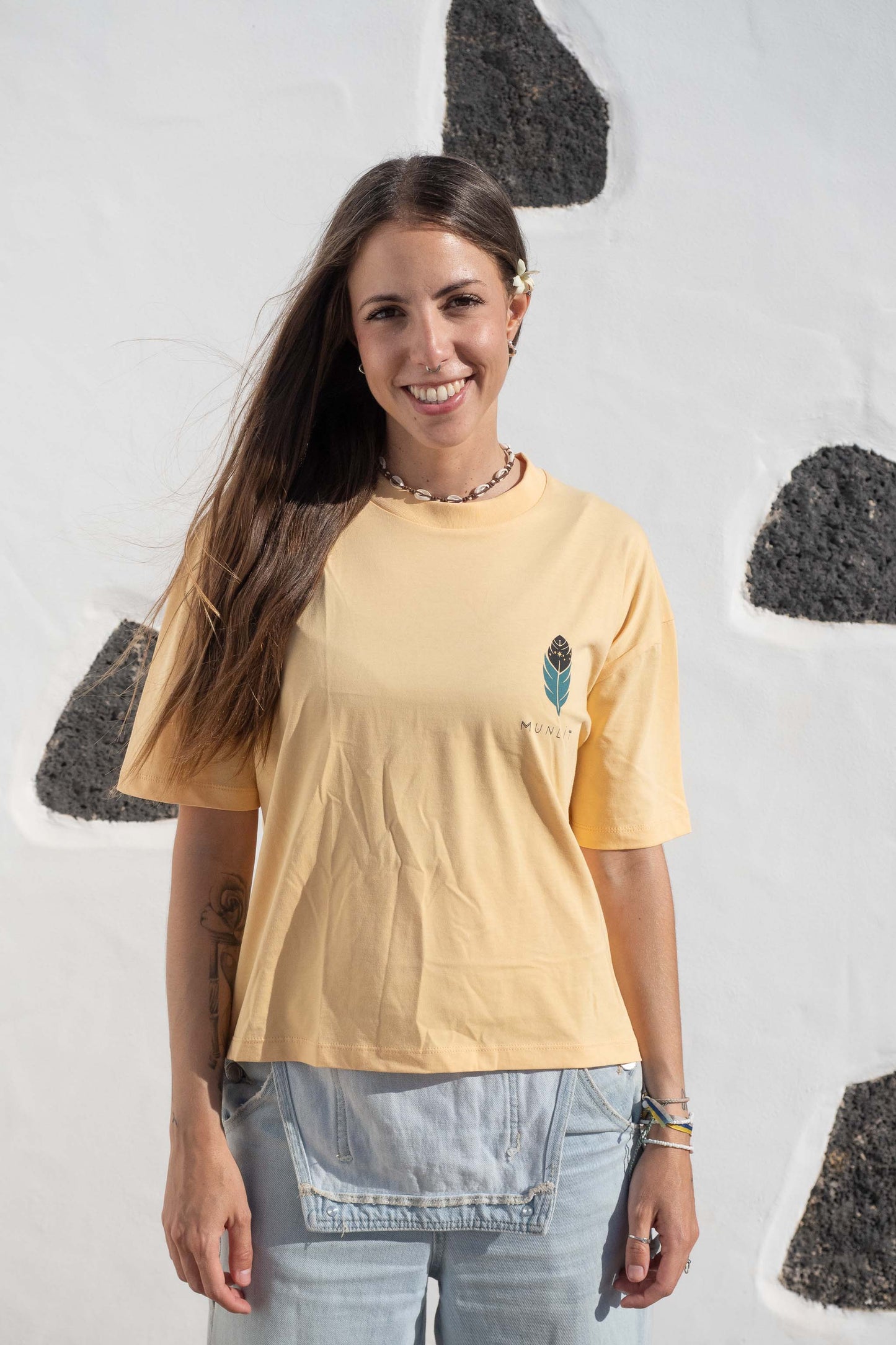 CAMISETA LYRA PISCIS – Camiseta oversize ecológica de mujer