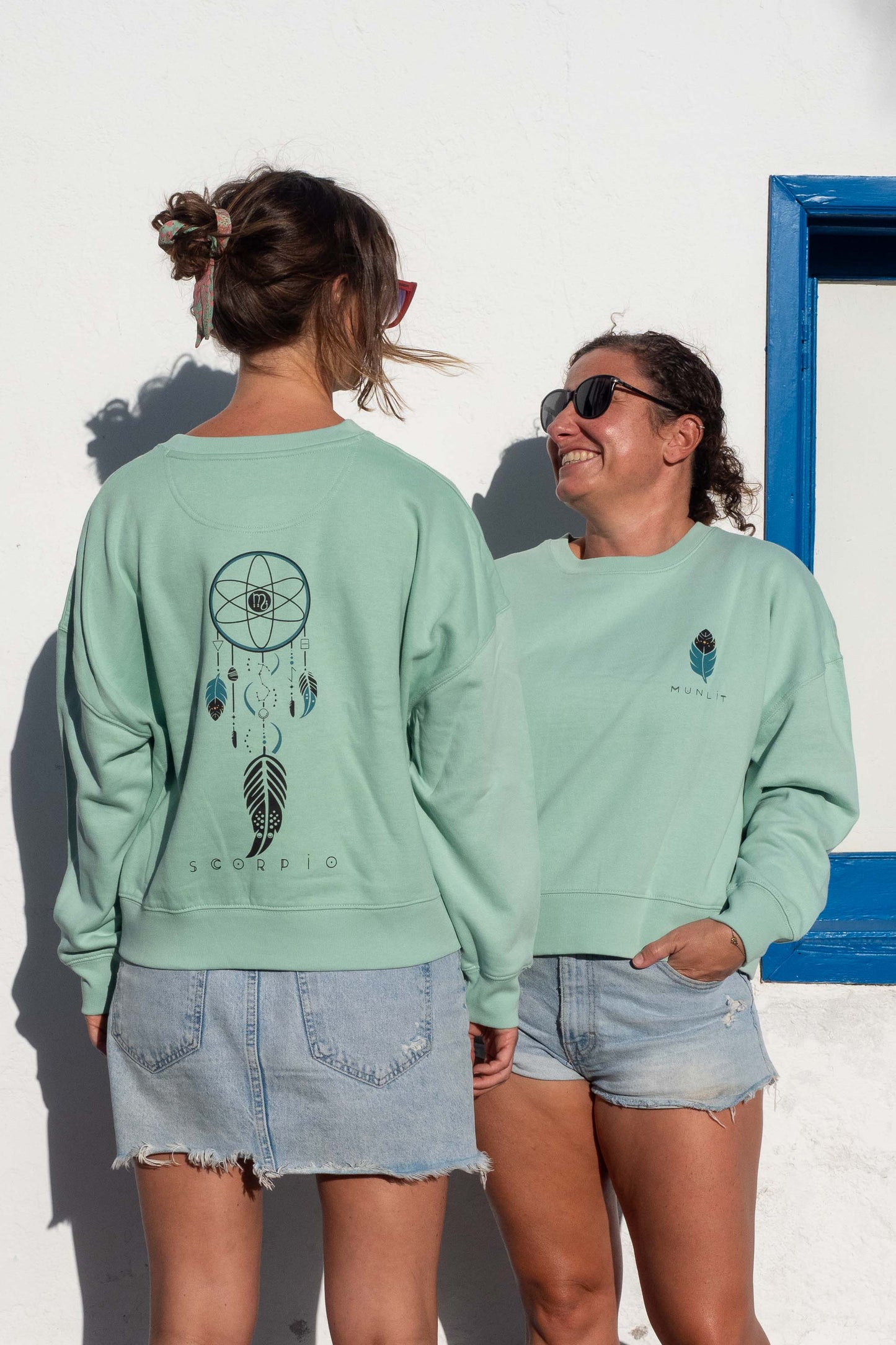 SUDADERA MAIA ESCORPIO – sin capucha oversize ecológica de mujer