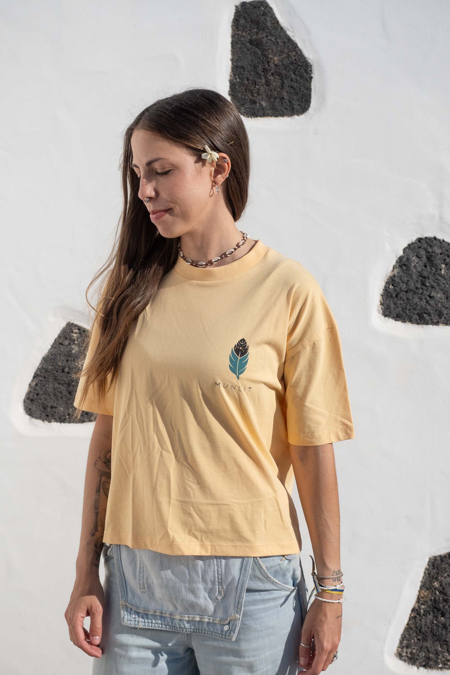 CAMISETA LYRA SAGITARIO – Camiseta oversize ecológica de mujer