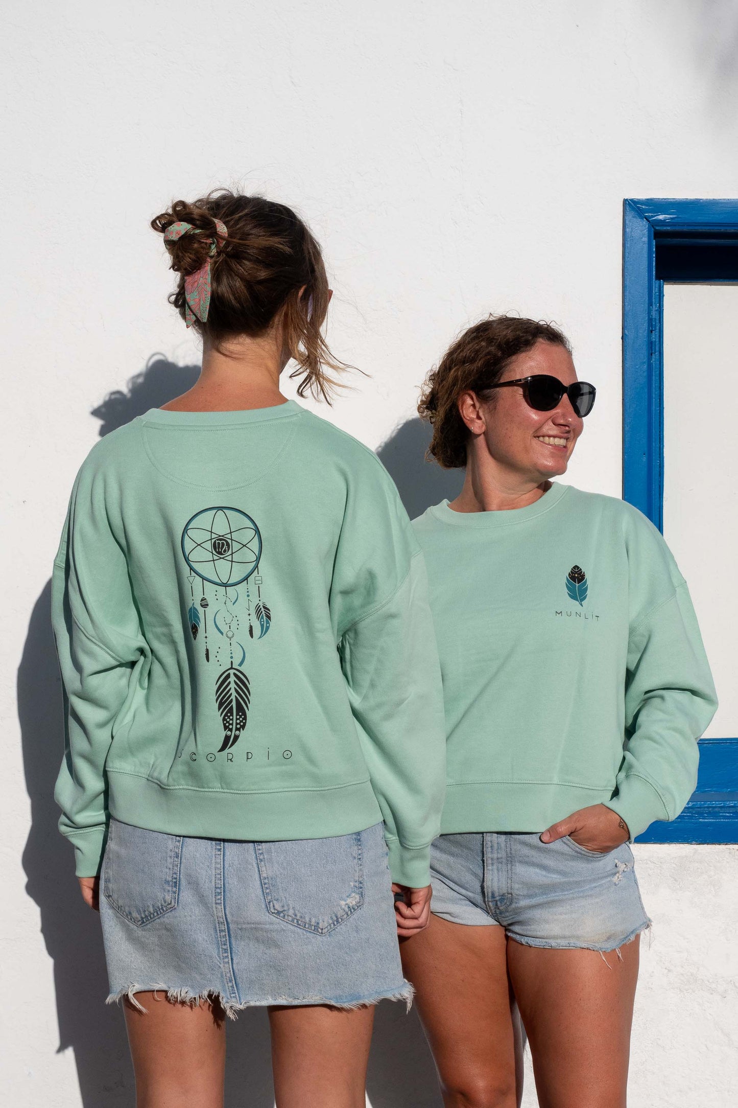 SUDADERA MAIA ESCORPIO – sin capucha oversize ecológica de mujer