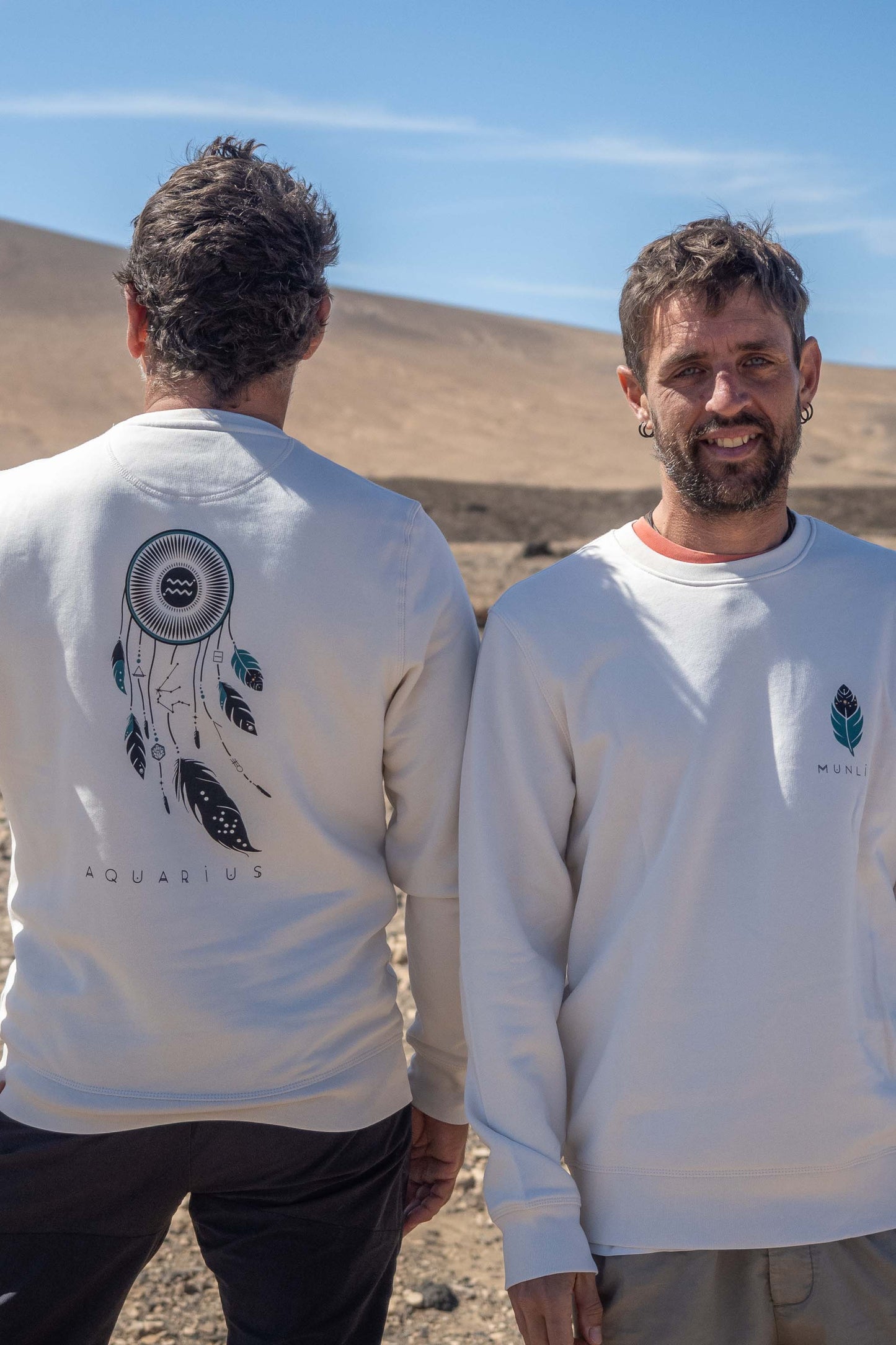 SUDADERA ORION ACUARIO – Sudadera ecológica unisex de corte largo