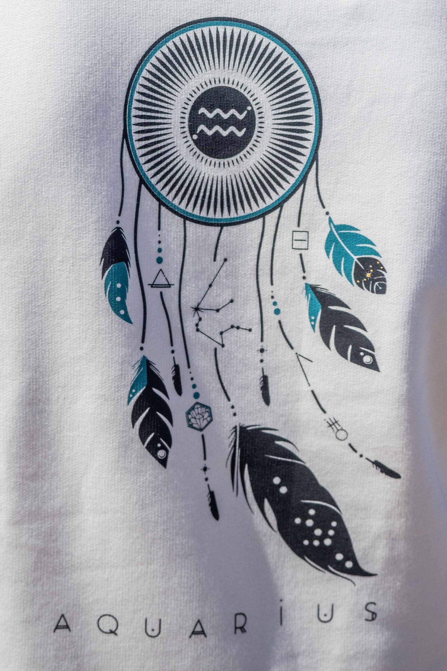 SUDADERA ORION ACUARIO – Sudadera ecológica unisex de corte largo