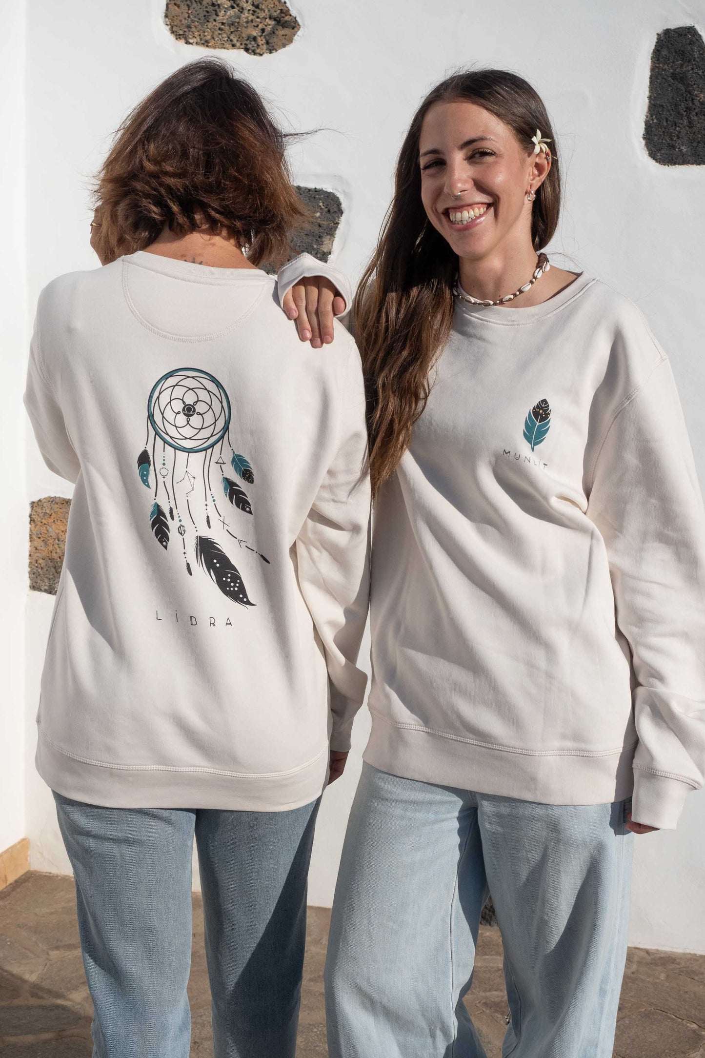SUDADERA ORION LIBRA – Sudadera ecológica unisex de corte largo