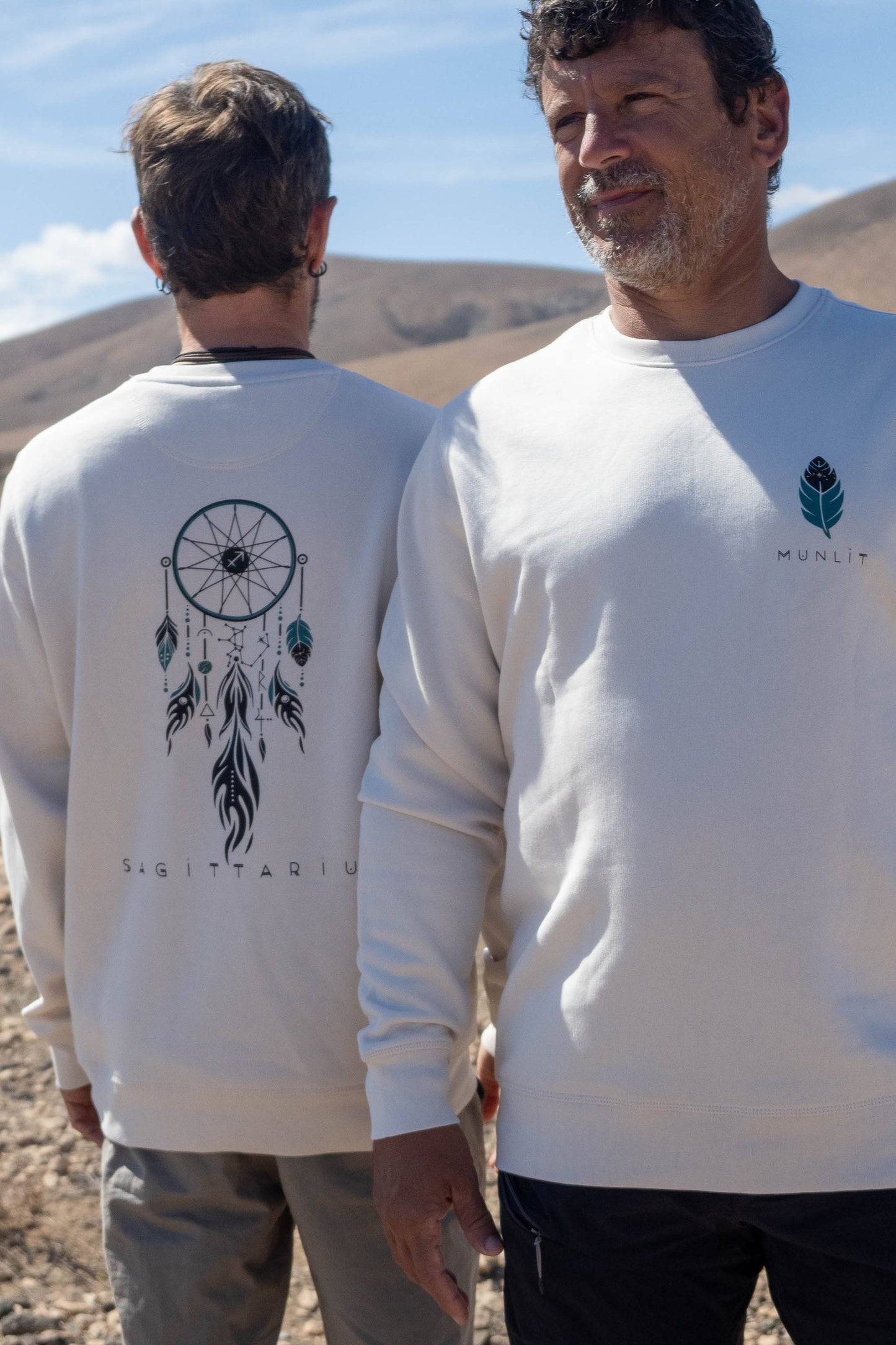 SUDADERA ORION SAGITARIO – Sudadera ecológica unisex de corte largo