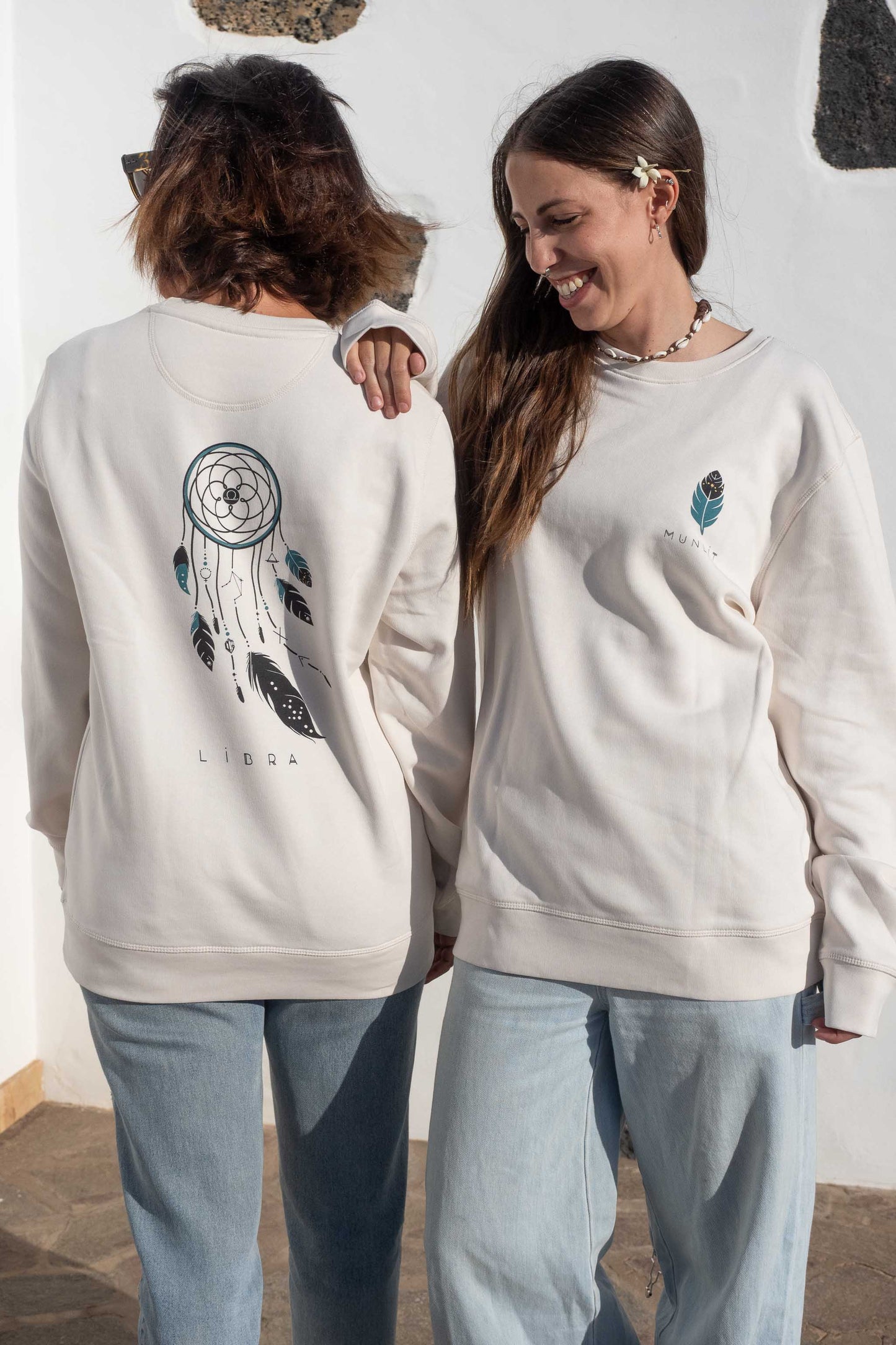 SUDADERA ORION LIBRA – Sudadera ecológica unisex de corte largo