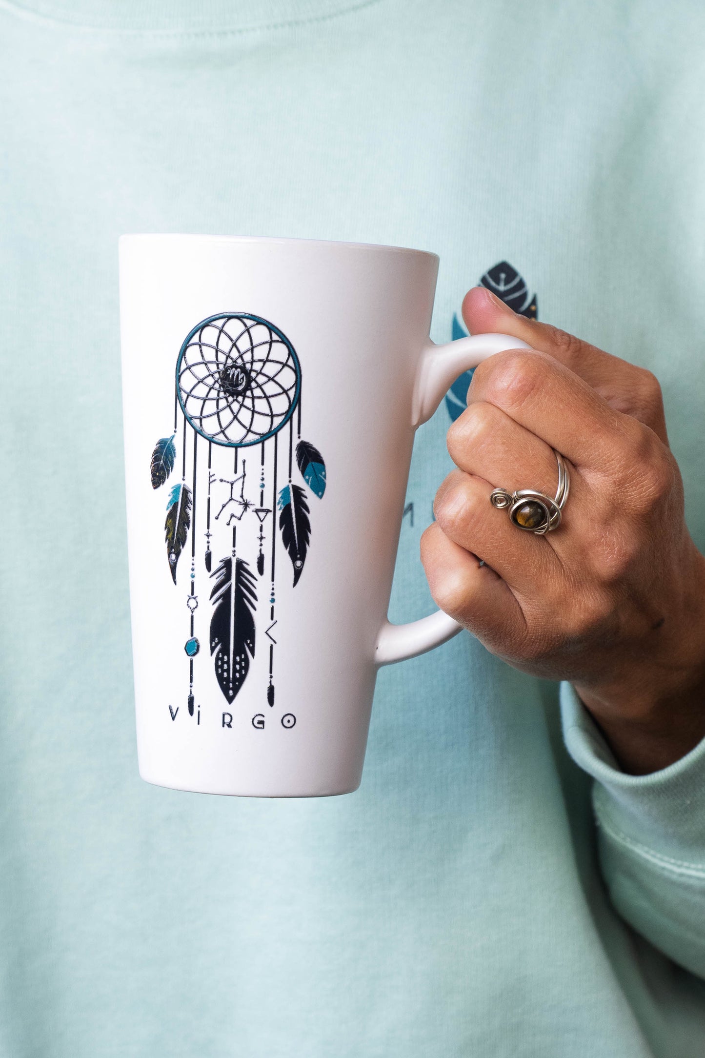 TAZA NOVA VIRGO – Mug de cerámica estilo slim