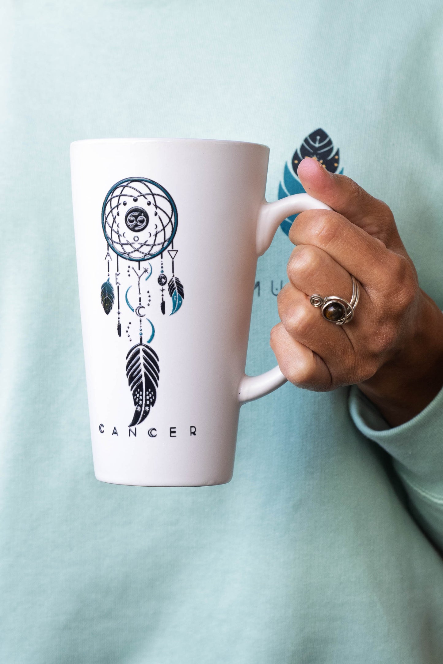 TAZA NOVA CÁNCER – Mug de cerámica estilo slim