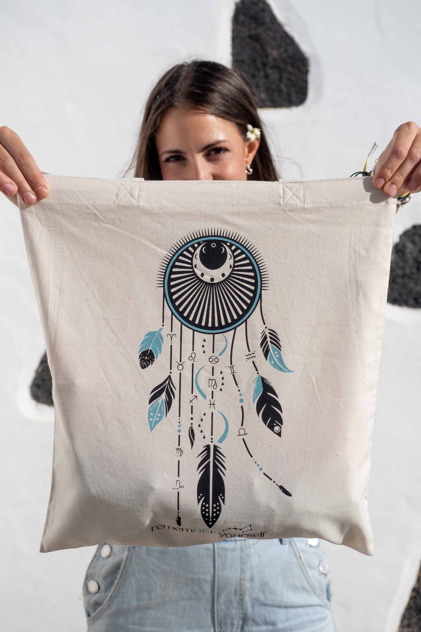 TOTE BAG FULL KOSMOS REMEMBER YOURSELF – Bolsa los 12 signos del zodíaco
