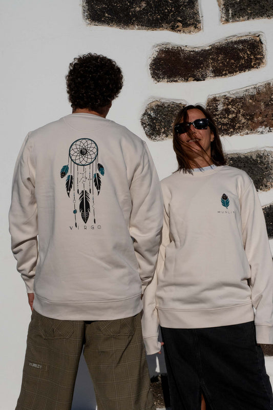 SUDADERA ORION VIRGO – Sudadera ecológica unisex de corte largo