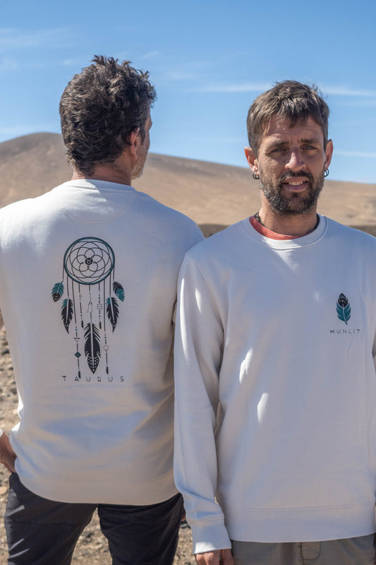 SUDADERA ORION TAURO – Sudadera ecológica unisex de corte largo