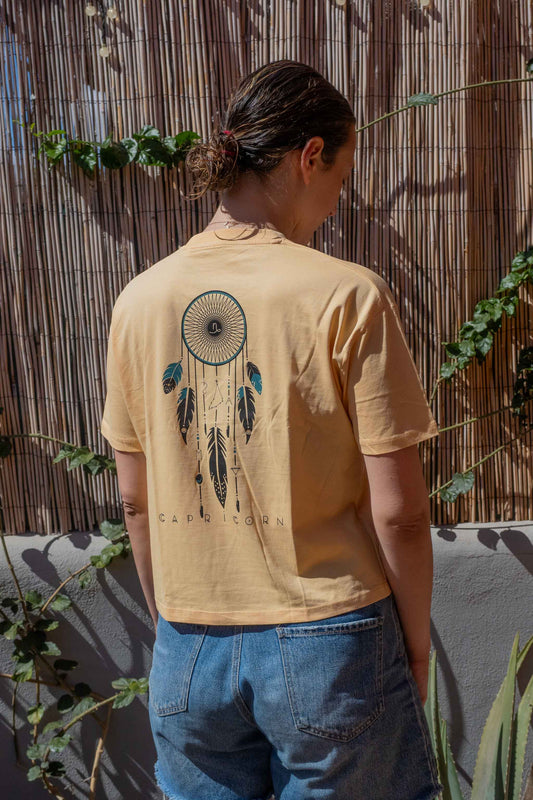 CAMISETA LYRA CAPRICORNIO – Camiseta oversize ecológica de mujer