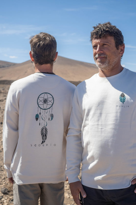 SUDADERA ORION ESCORPIO – Sudadera ecológica unisex de corte largo