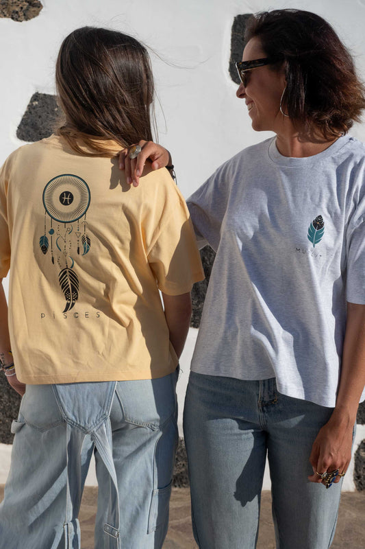 CAMISETA LYRA PISCIS – Camiseta oversize ecológica de mujer
