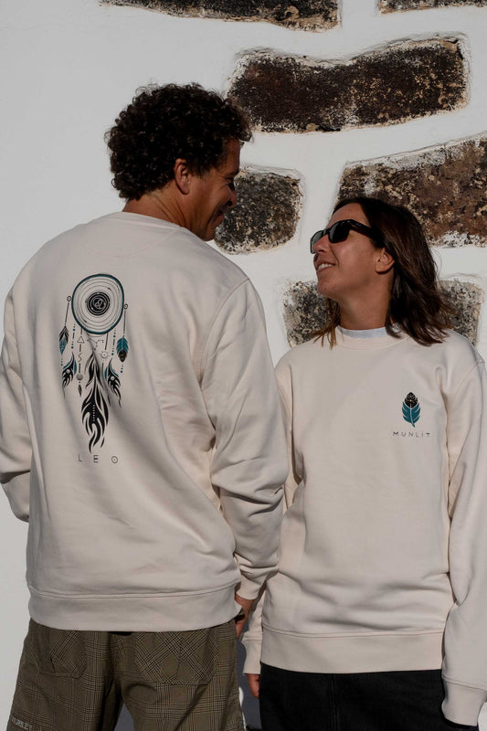 SUDADERA ORION LEO – Sudadera ecológica unisex de corte largo
