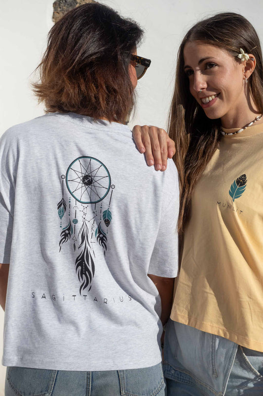 CAMISETA LYRA SAGITARIO – Camiseta oversize ecológica de mujer