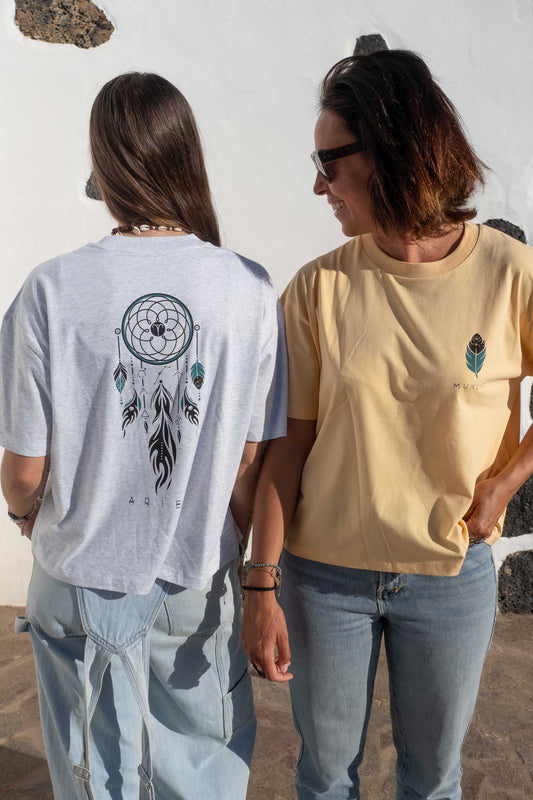 CAMISETA LYRA ARIES – Camiseta oversize ecológica de mujer