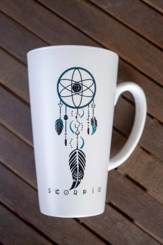 TAZA ESTILIZADA MUG ESCORPIO ATRAPASUEÑOS