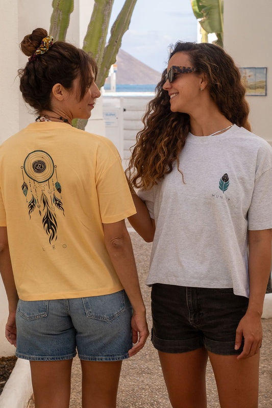 CAMISETA LYRA LEO – Camiseta oversize ecológica de mujer