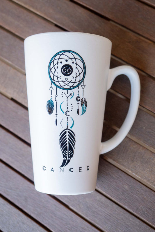 TAZA NOVA CÁNCER – Mug de cerámica estilo slim