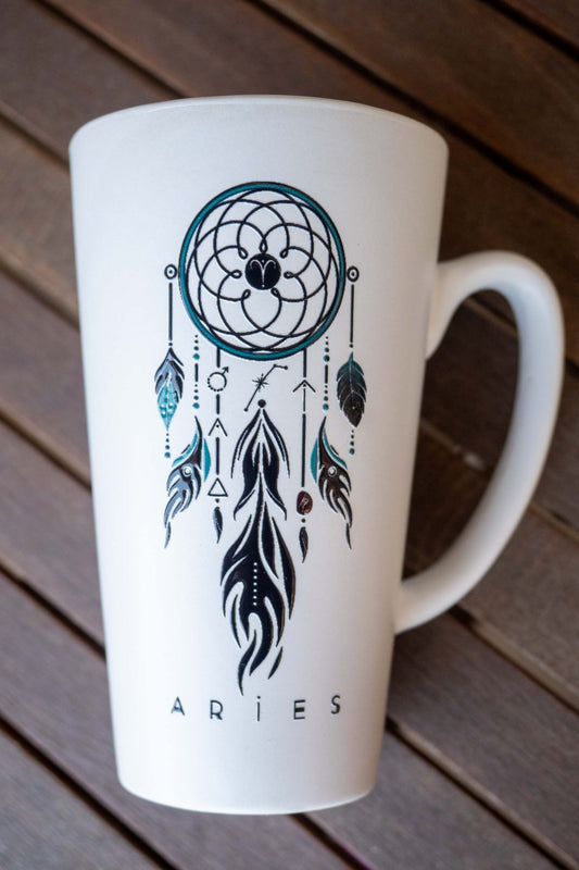 TAZA ESTILIZADA MUG ARIES ATRAPASUEÑOS
