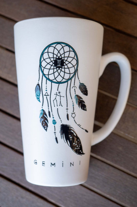 TAZA ESTILIZADA MUG GEMINIS ATRAPASUEÑOS