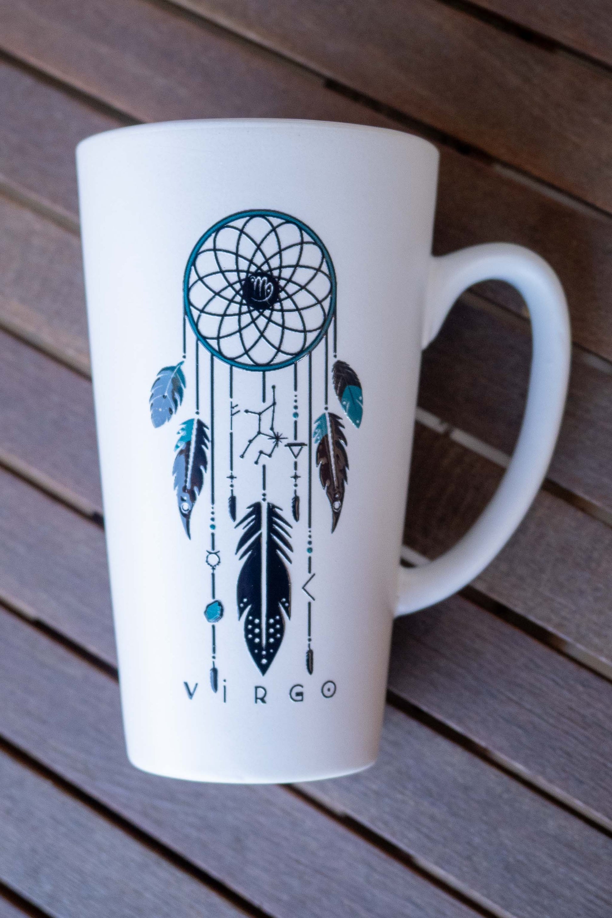 TAZA ESTILIZADA MUG VIRGO ATRAPASUEÑOS