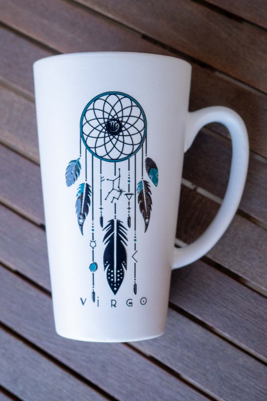 TAZA ESTILIZADA MUG VIRGO ATRAPASUEÑOS