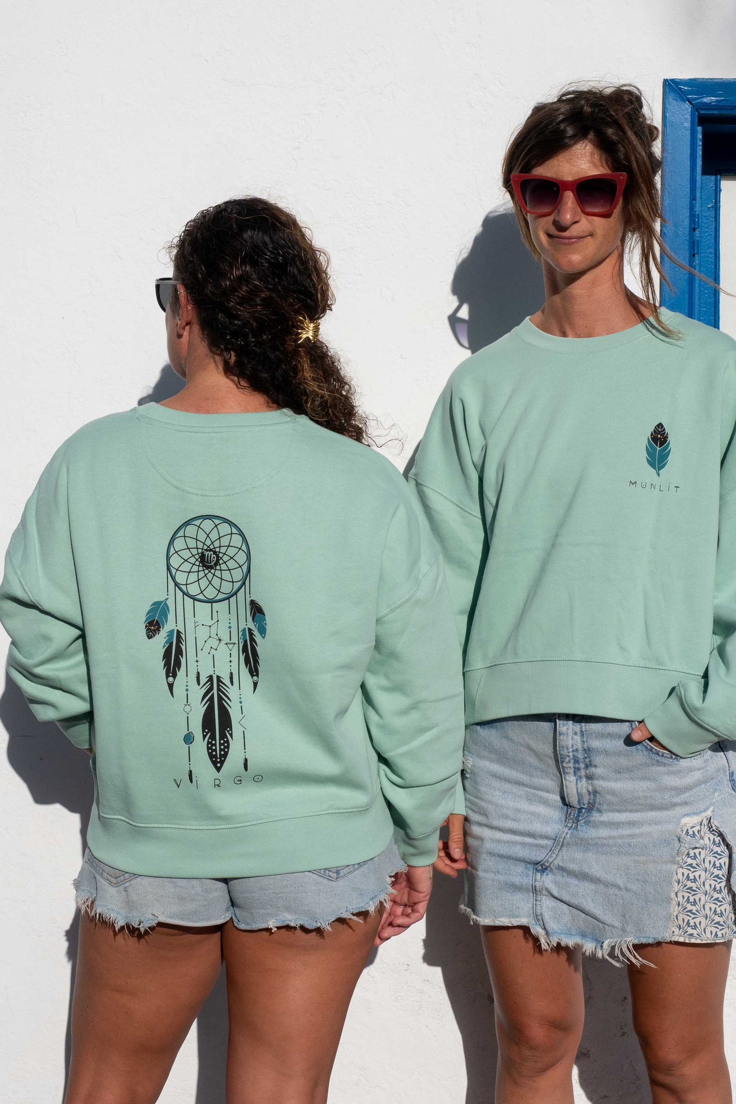 SUDADERA MAIA VIRGO – sin capucha oversize ecológica de mujer
