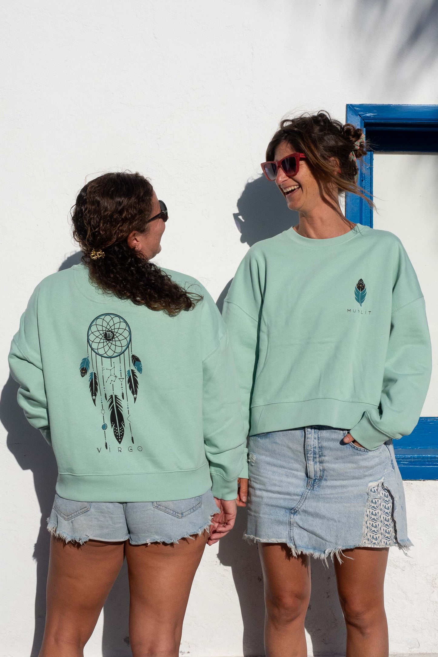 SUDADERA MAIA VIRGO – sin capucha oversize ecológica de mujer