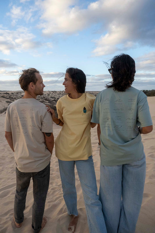 Camiseta KAI Waves · lifestyle unisex ecológica