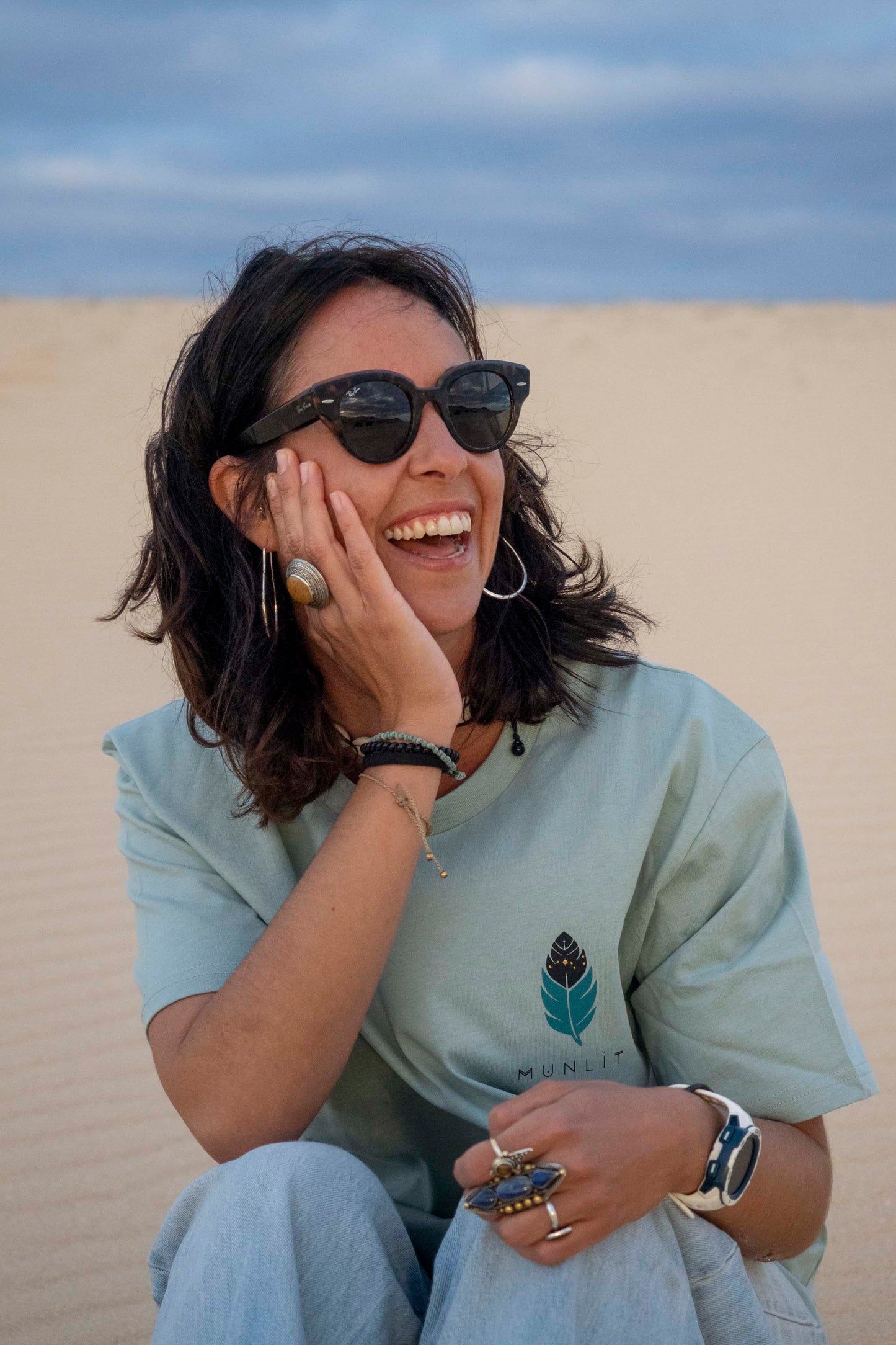 Camiseta KAI Waves · lifestyle unisex ecológica