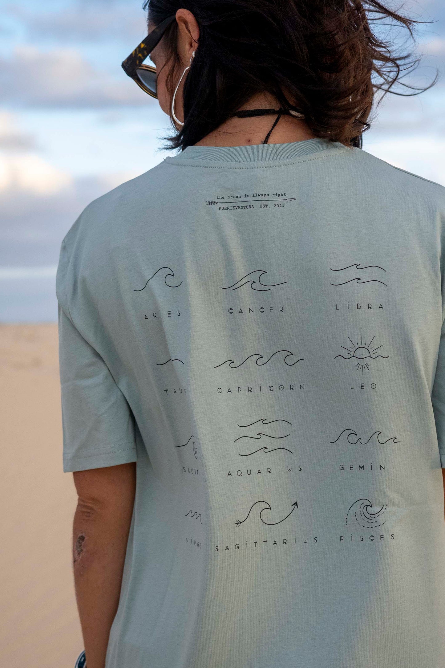 Camiseta KAI Waves · lifestyle unisex ecológica