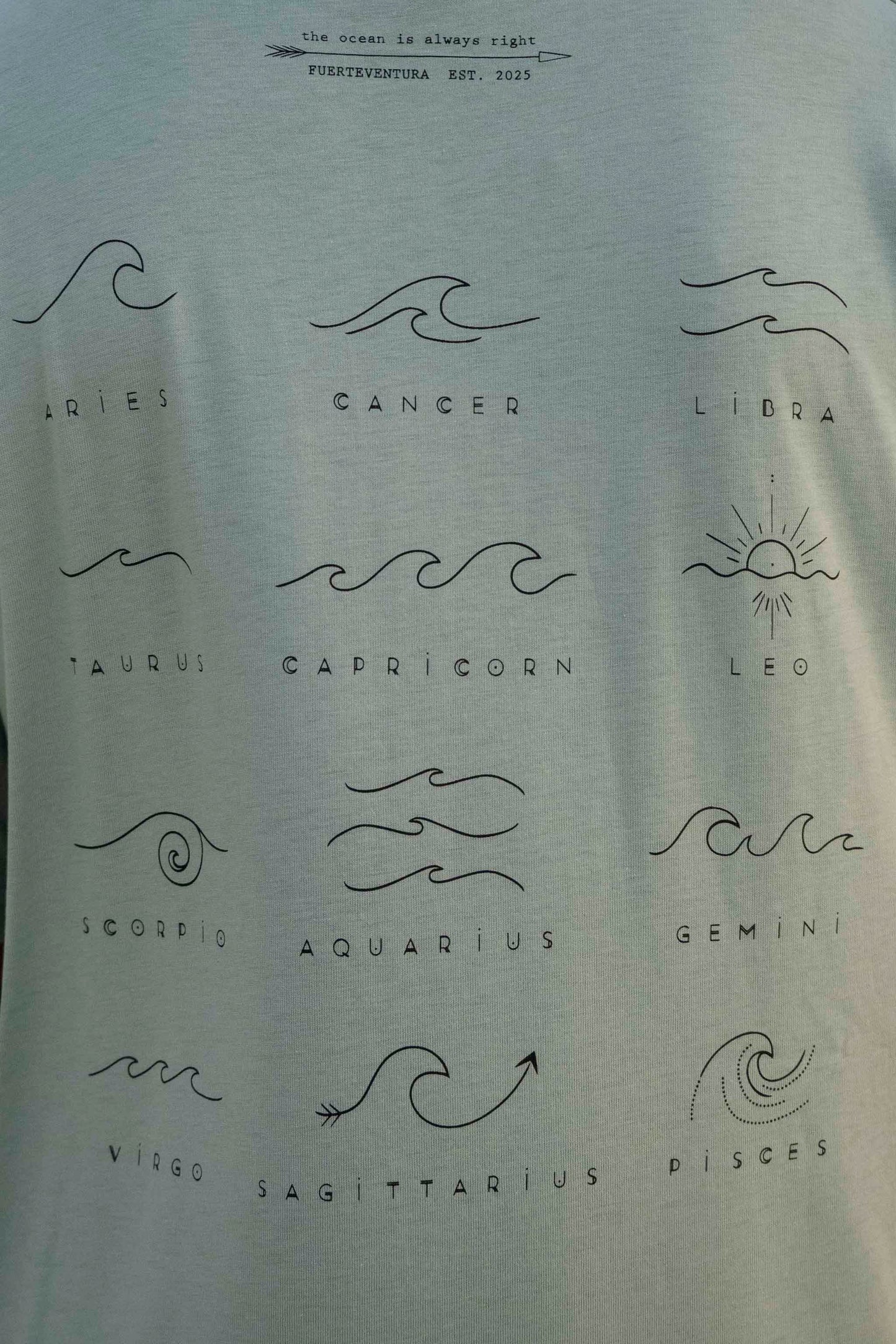 Camiseta KAI Waves · lifestyle unisex ecológica